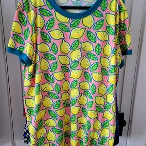 LuLaRoe Shirt -lemons